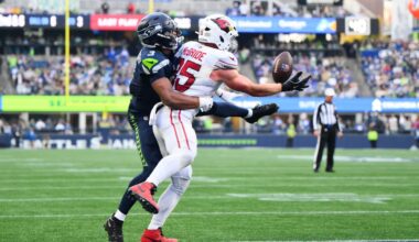 The Seahawks' defense is #29 in the league against covering tight ends