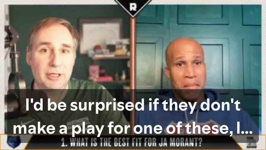 Zach Lowe on Ja Morant suitors: “Miami has been the hot team. I saw some fake trade where it was like Wiggins + Jaquez + 2 first round picks, and I was like ‘what are you smoking?’ The Miami trade is more like Herro + dead money + not much more than that.”