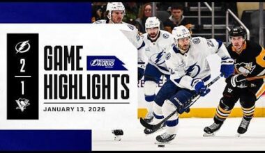 Lightning vs. Penguins | Lightning Radio Highlights | January 13, 2026