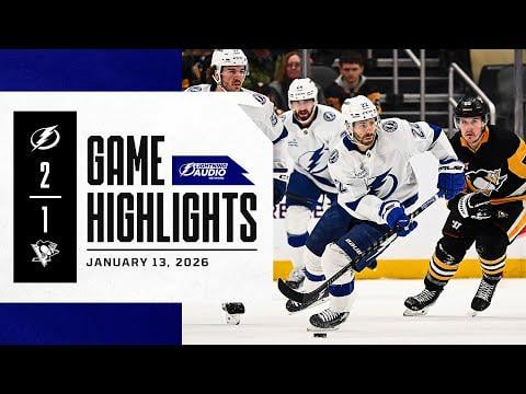 Lightning vs. Penguins | Lightning Radio Highlights | January 13, 2026