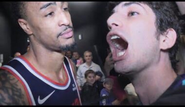 Idiotic Fan Gets Kicked Out Of Intuit Dome For Calling John Collins A Bum