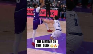 (NBA): Ace Bailey takes flight — a wild, sky‑walking dunk that shakes the arena.
