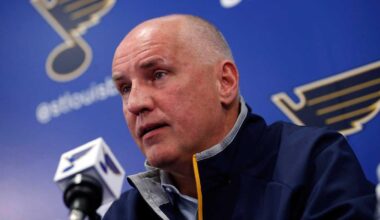 Blues GM Doug Armstrong 'embarrassed' with team's position in standings