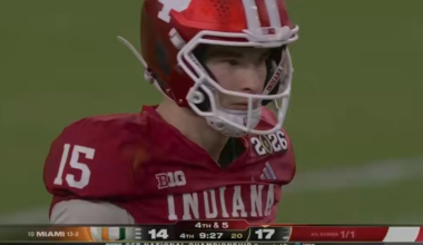 Mendoza gets the call to go for it on 4th and 5 in the National Championship and rushes for a TD