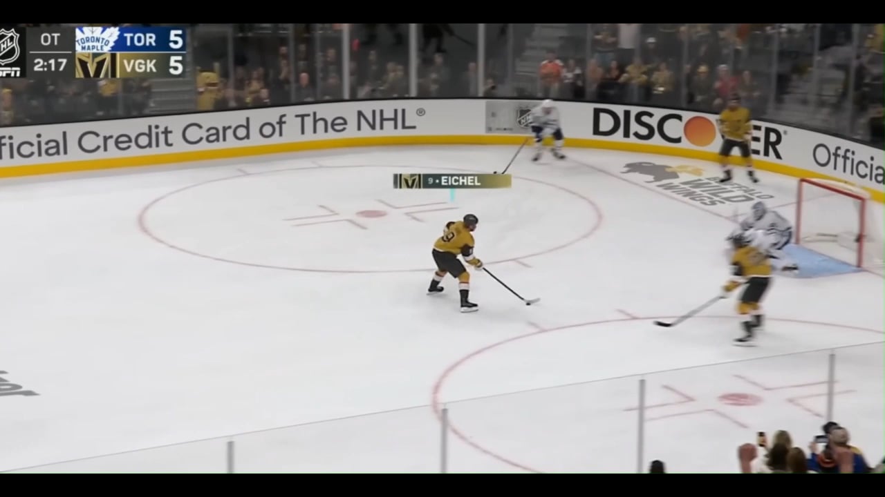 Expressive Mark Stone out there slaying invisible dragons on the GWG 😂