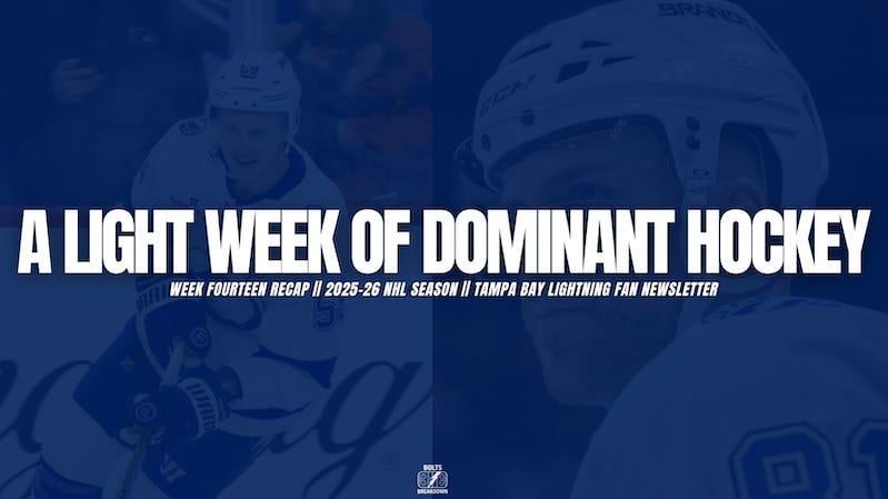 A Light Week Of Dominant Hockey
