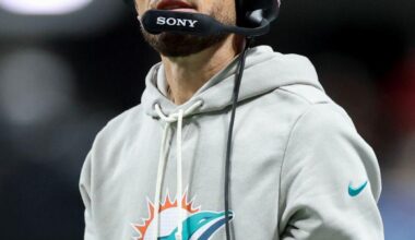 [Russini] Mike McDaniel pulled out of his scheduled meeting down in Florida with the Bills yesterday, I’m told, and the two sides never met. McDaniel remains in contention for the Raiders’ head coaching job, but if he takes an OC position, it’s still expected to be with the Chargers.