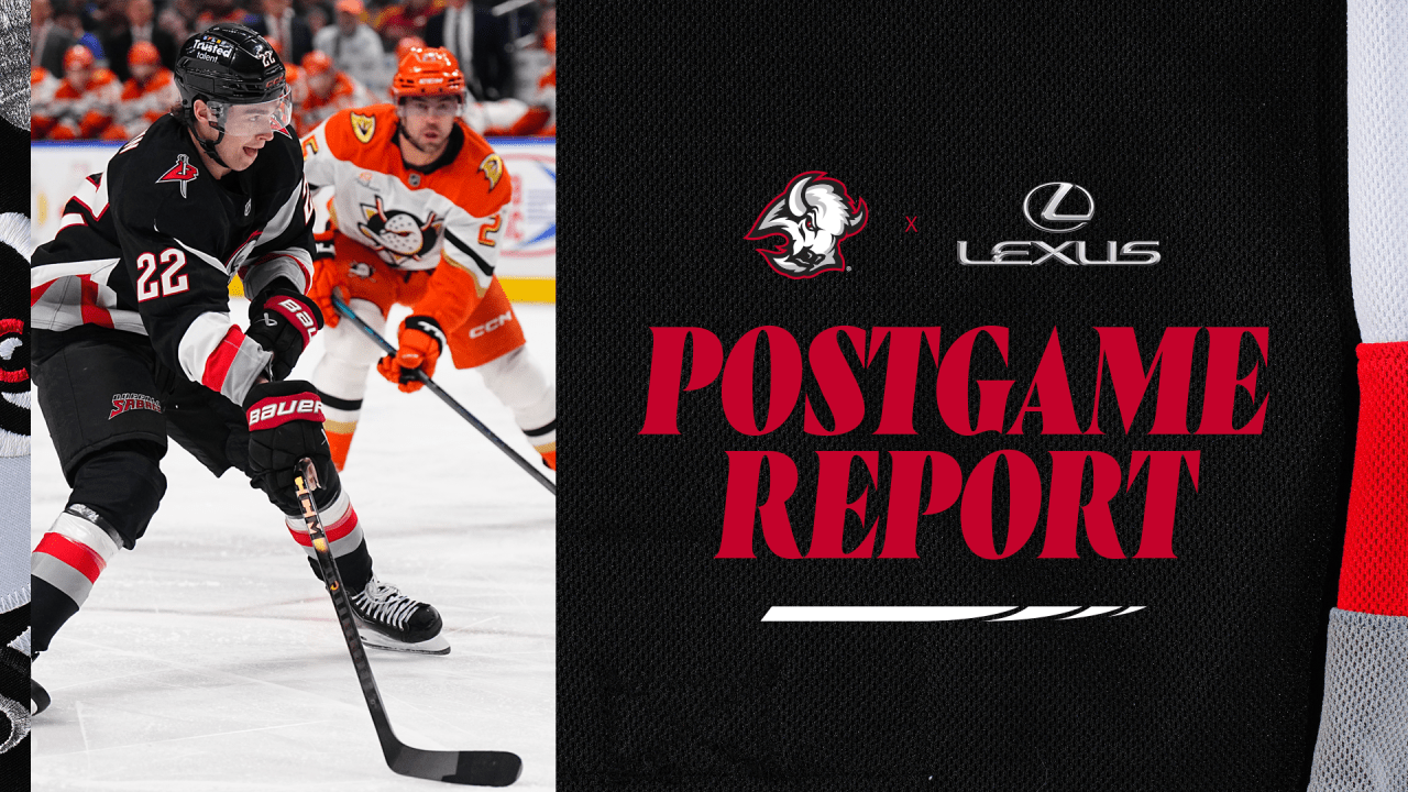 [Buffalo Sabres] When asked about the atmosphere at the Key Bank Center last night, Josh Doan said, “It was sick. You can feel the energy off every play. We were told coming here that, when you’re winning, it’s the best place to play, and you’re starting to feel that.”