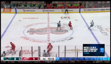 KASPER with the great feed to Compher to tie it