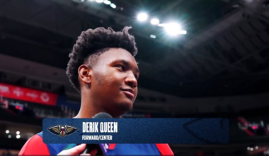 Derik Queen on players he has been starstruck playing against: "Bron guarded me. Scored on him twice. Who else? Wemby, he big as hell. AD and Jokic of course. I'm just waiting for Embiid"