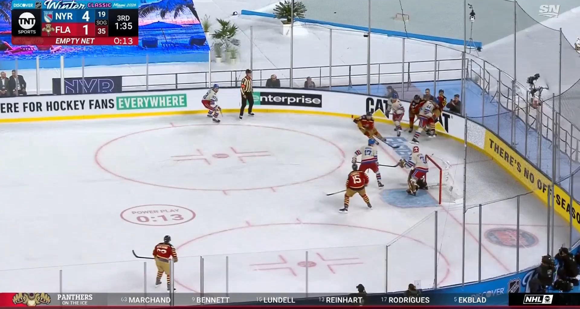 Mika gets the first ever Winter Classic hat trick