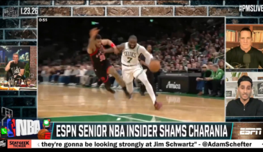 Shams Charania: "Jaylen Brown has to be in the MVP conversation for what he's done with this Celtics team."　"I can see Boston going the other way and maybe adding a player, maybe adding another big man."　"They’ve been in the marketplace trying to go get a big-time starting center potentially."