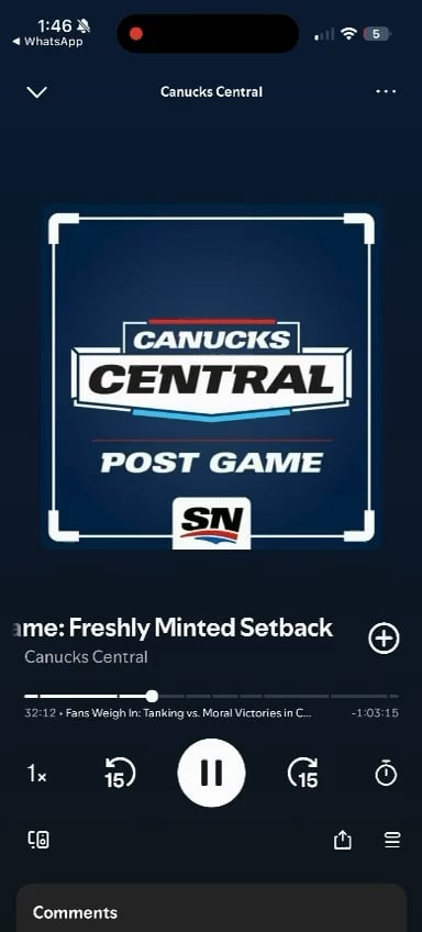 Only bright spot in this loss was this post game caller