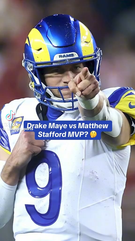 Drake Maye vs Stafford for MVP