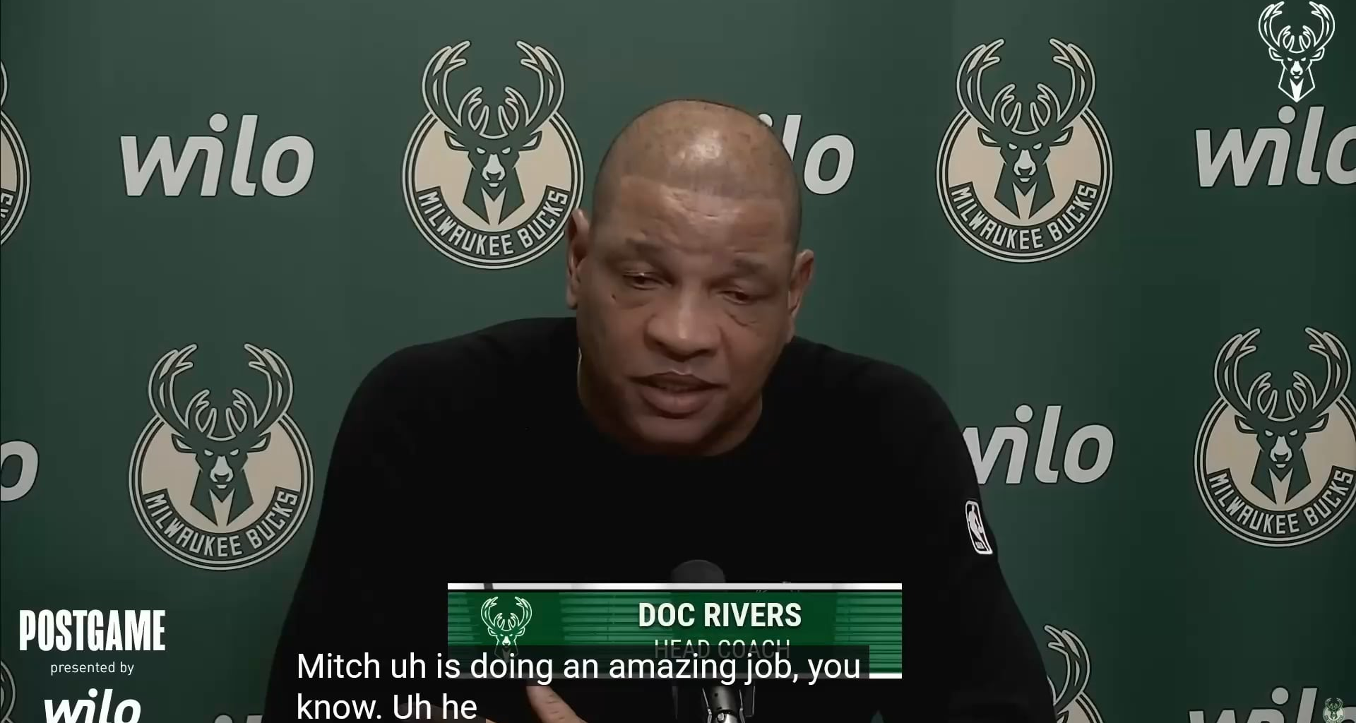 Doc Rivers on Pop: "...his presence and that's one of the things I said is so still here, and you can feel it. He did an amazing job of setting up the franchise by bringing Mitch along and you can see in everything they do that it looks like the Spurs. It's pretty cool."