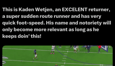 Deadly returner. It’s time we prioritized special teams in the draft