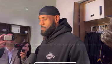 LeBron on his partnership with the Lakers in the last 8 years: ‘I thought it was good. Somebody could see it another way… At the end of the day, how I represented this franchise is with the utmost respect, honor, & dignity. I’ve played here (straight) longer than any other franchise.’