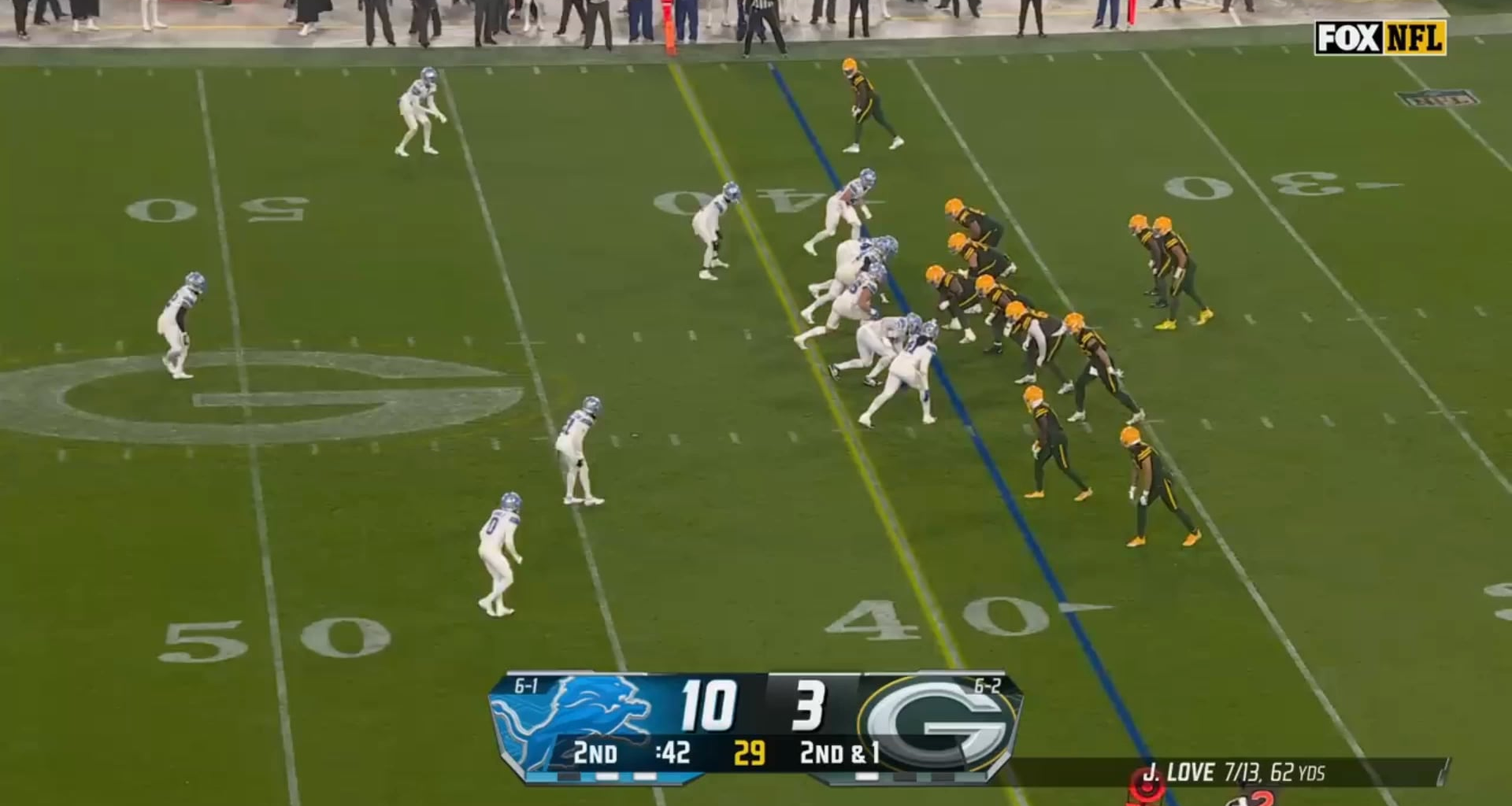 The Lions 2025 Defense did not record a TD (though Kalif had one on punt return) so this Kerby one is the most recent Lions defensive TD.