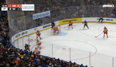 What a play by all involved. Beautiful strip by Doan, Krebs with a great pass and Thompson buries it.