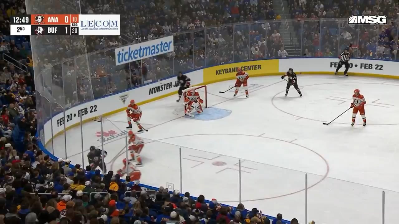 What a play by all involved. Beautiful strip by Doan, Krebs with a great pass and Thompson buries it.