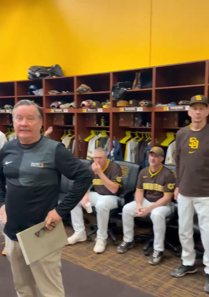 [Scanlan] Not only are we having fun playing baseball but have unanimously elected one of our next world leaders. I present to you Carlos Hernandez - aka El Presidente!