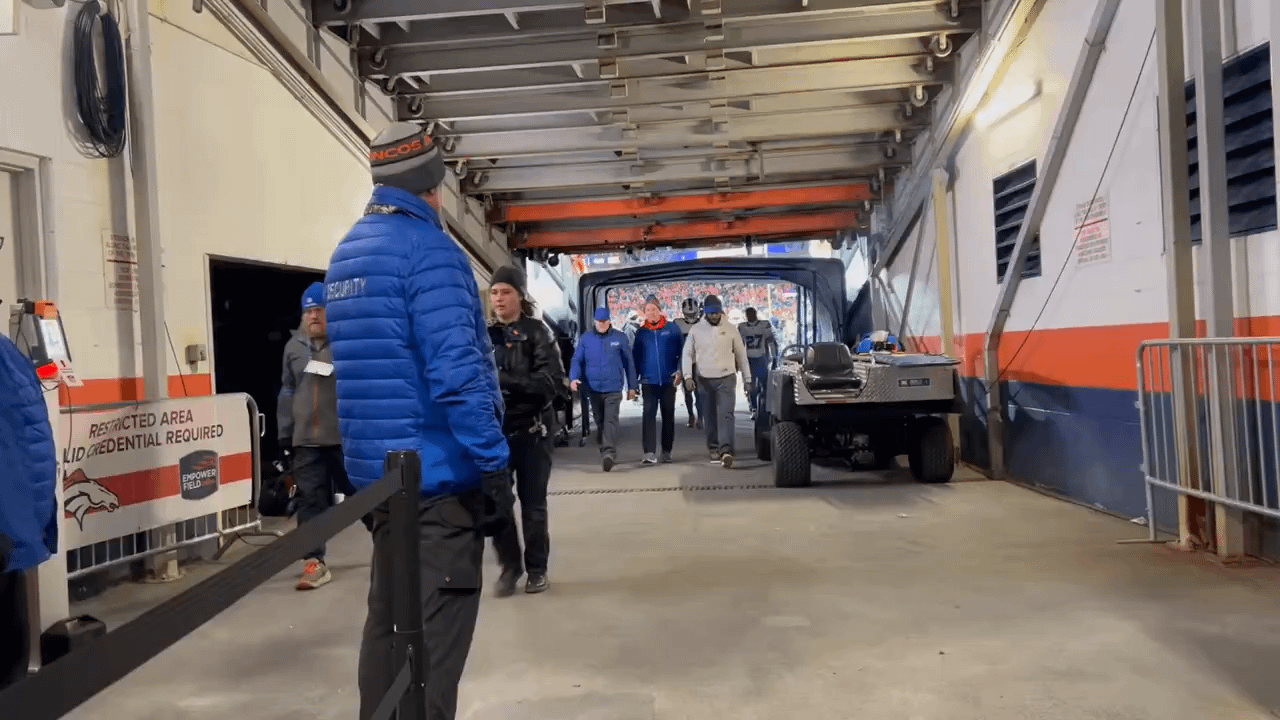 [Highlight] Bills Joey Bosa slams helmet against wall on the way to the locker room after loss to Broncos in OT