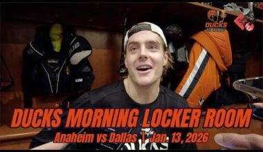 Leo Carlsson on 9-game losing streak: "We have to be better defensively." | Full Ducks Morning Skate Media with Carlsson, Olen Zellweger, Joel Quenneville