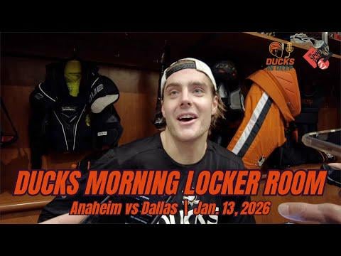 Leo Carlsson on 9-game losing streak: "We have to be better defensively." | Full Ducks Morning Skate Media with Carlsson, Olen Zellweger, Joel Quenneville