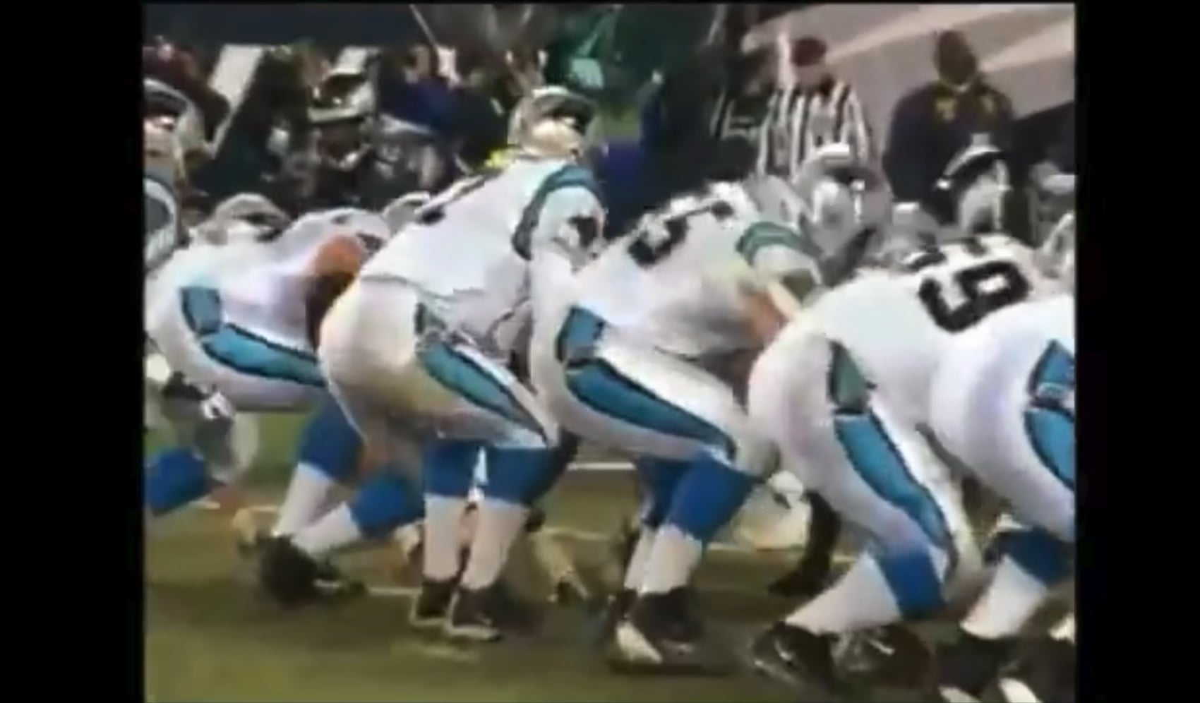 January 2004 NFC Title: Deshaun Foster Bullies Into The Endzone.