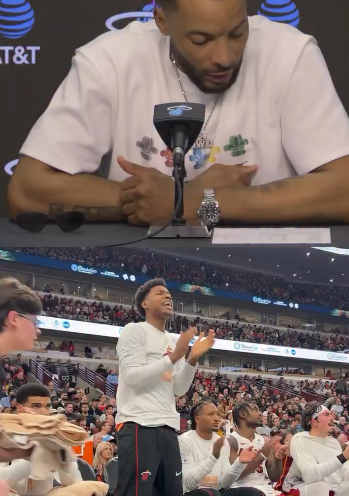 Miami HEAT via IG: “Myron always bringing the energy 💥”