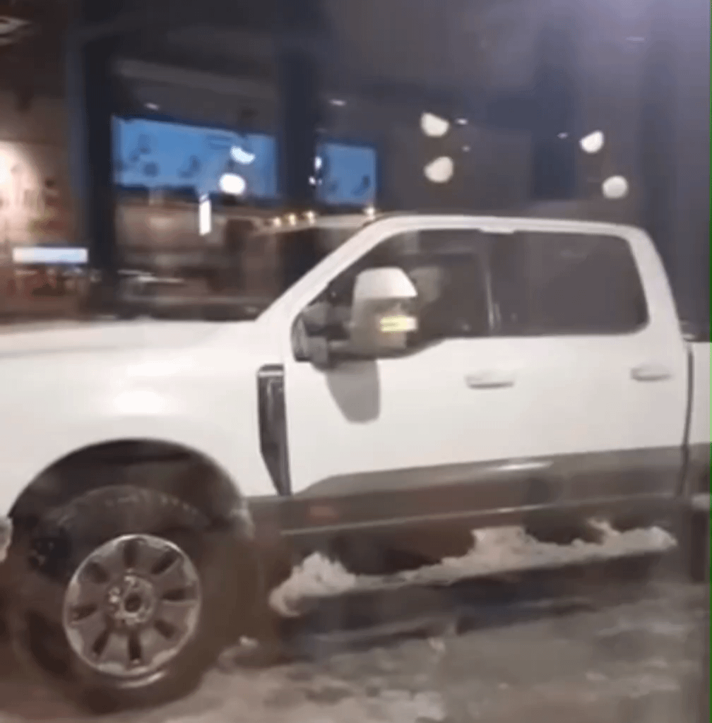 Marc Savard’s son’s current antics. Meanwhile in Canada - Trailer VS drive-thru speaker