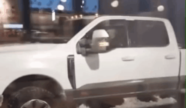 Marc Savard’s son’s current antics. Meanwhile in Canada - Trailer VS drive-thru speaker