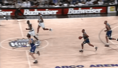 1994 vs sacremento  Isiah Rider's insane circus shot