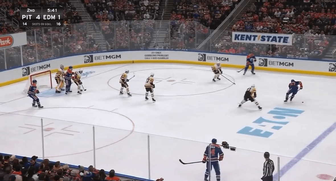 Malkin pickpockets McDavid then puts it past Jarry to make it 5-1 Pens