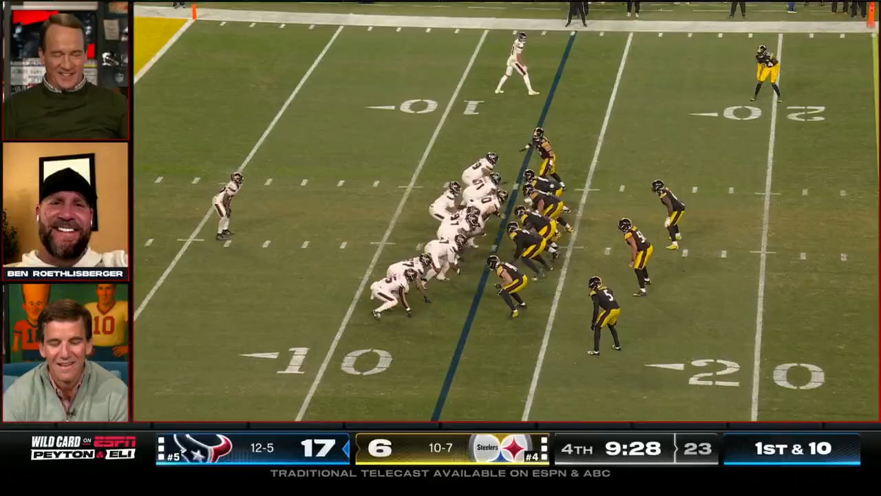 Eli Manning was wondering why Peyton and Ben Roethlisberger were ducking him in the Super Bowl