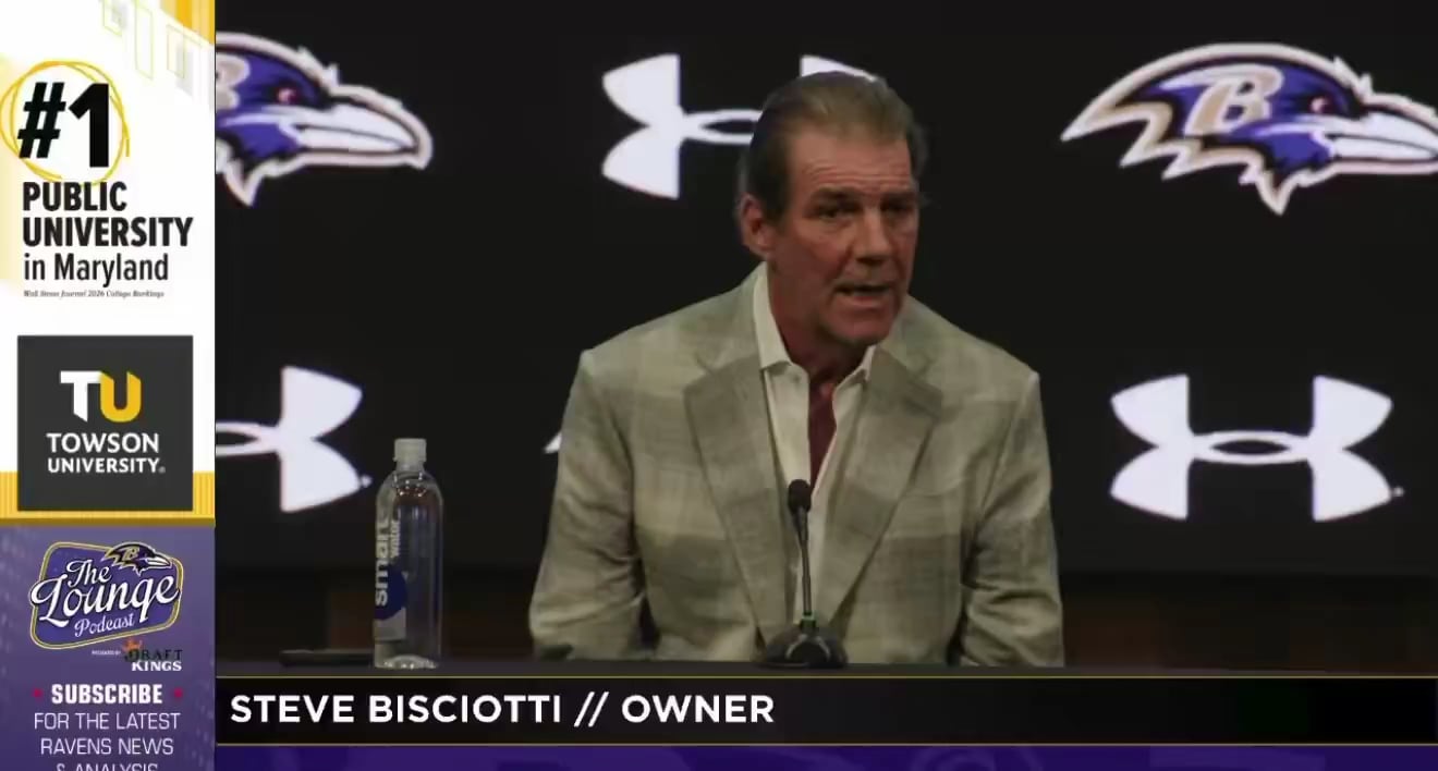 Ravens owner Steve Bisciotti on John Harbaugh’s future: 

Says he doesn’t think Harbaugh is taking a job that doesn’t have a QB. 

Bisciotti mentioned one job that he told Harbaugh to take and gave a smirk..