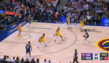 Nuggets bench hype for PWAT 3, while Jokic focuses on coaching the guys on the court ❤️