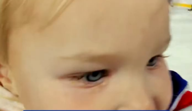 Soucy and his daughters at family skate