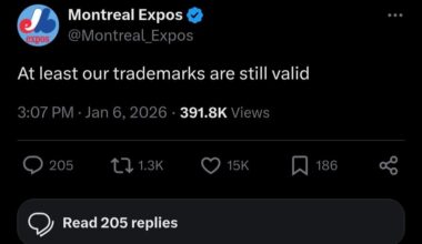 Perfect response to the Athletics