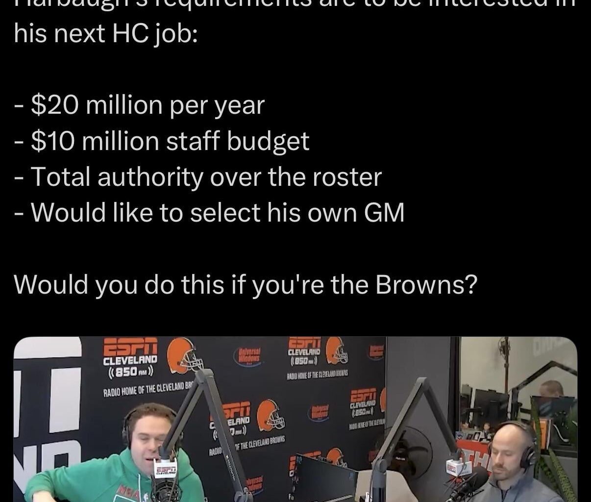 Well. That's NOT happening here