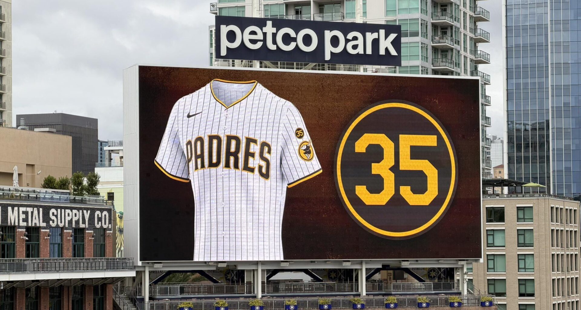 [Levitt] The Padres announce today that the team will wear #35 patches on their jerseys this upcoming season to honor Randy Jones.