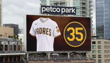 [Levitt] The Padres announce today that the team will wear #35 patches on their jerseys this upcoming season to honor Randy Jones.