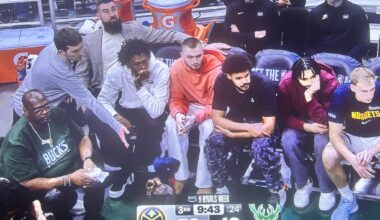 Back in Septmber, if they showed me this photo, I'd be like, "at least Jokic and AG are still out there!" 😭