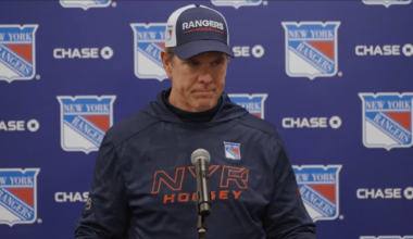 Sullivan on balancing guys wanting to come back from injuries with their ability to make a (positive) impact on the game. They decided to pull Rempe out because his injury was limiting him to the point where he couldn’t play his game which made him ineffective and left him frustrated.