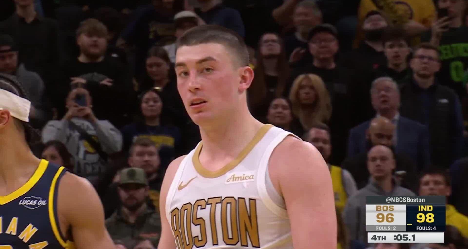 Is this the best we can do? Final sequence of the Celtics-Pacers game.