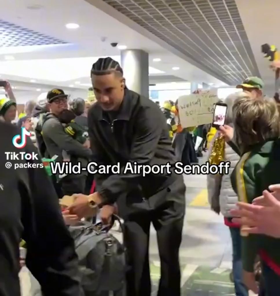 Wild-Card Airport Sendoff