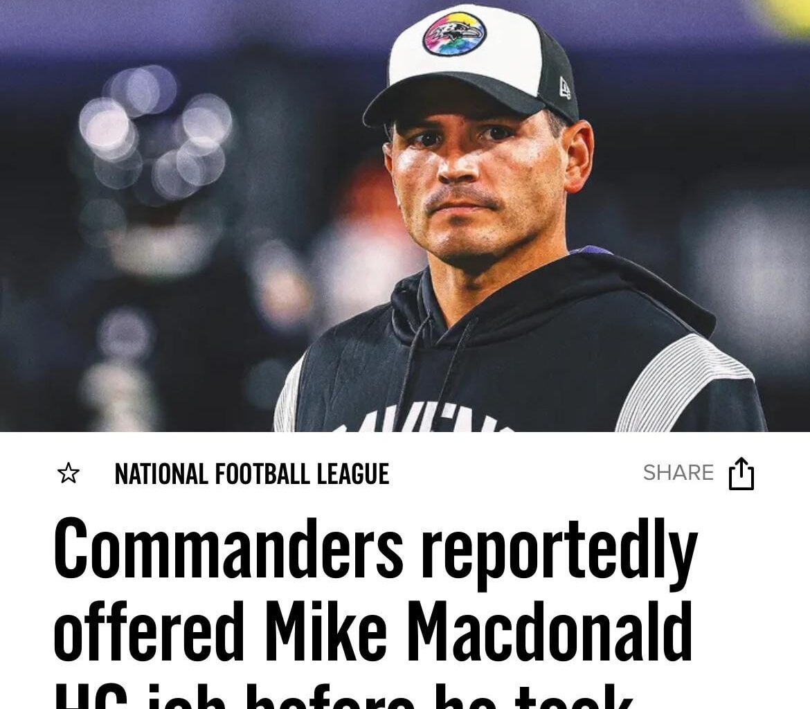 The Commanders really wanted Mike Macdonald to be their next HC, but were outbid by the Seattle Seahawks in ‘24. Now he’s taking them to Super Bowl LX as the #1 seed