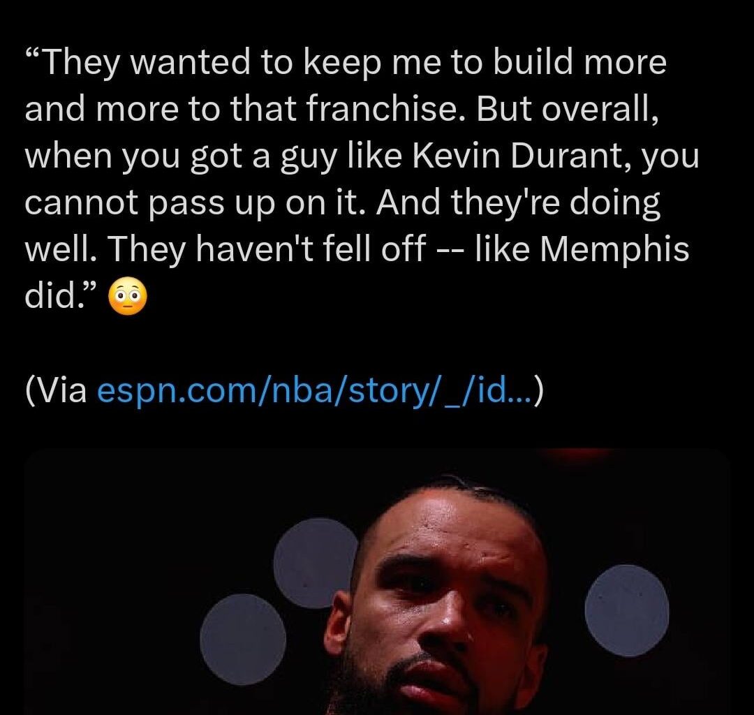 Brooks says the Rockets did not fall off after he left, unlike Memphis