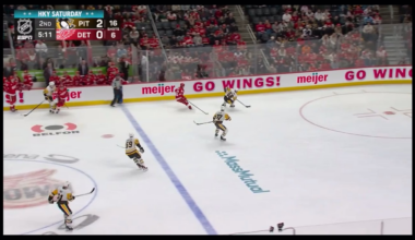 Debrincat scores on the Wings second shot of the period