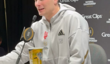 [Mick Akers] I asked Fernando Mendoza his thoughts on Las Vegas w/ all the chatter about the Raiders potentially drafting him No. 1 this year. He said his focus is on the CFP championship, but it would be an honor to be drafted by any team. #vegas #raidernation #cfbplayoff